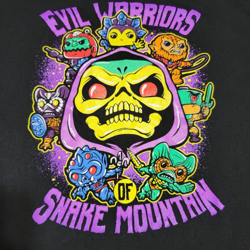 POP! Tees Evil Warriors Of Snake Mountain - Glow In The Dark - Size Large